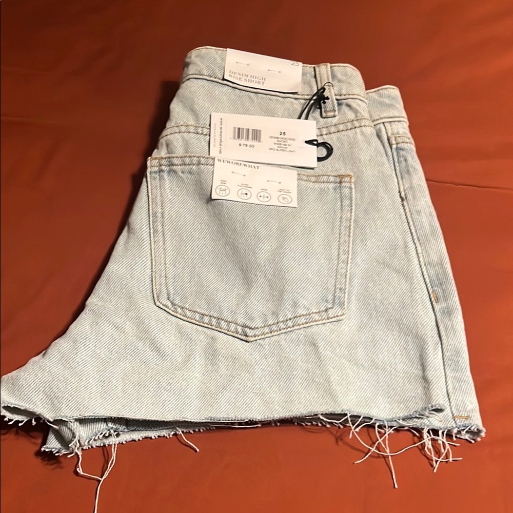 WeWoreWhat Light Blue Jean Shorts - Picture 4 of 9